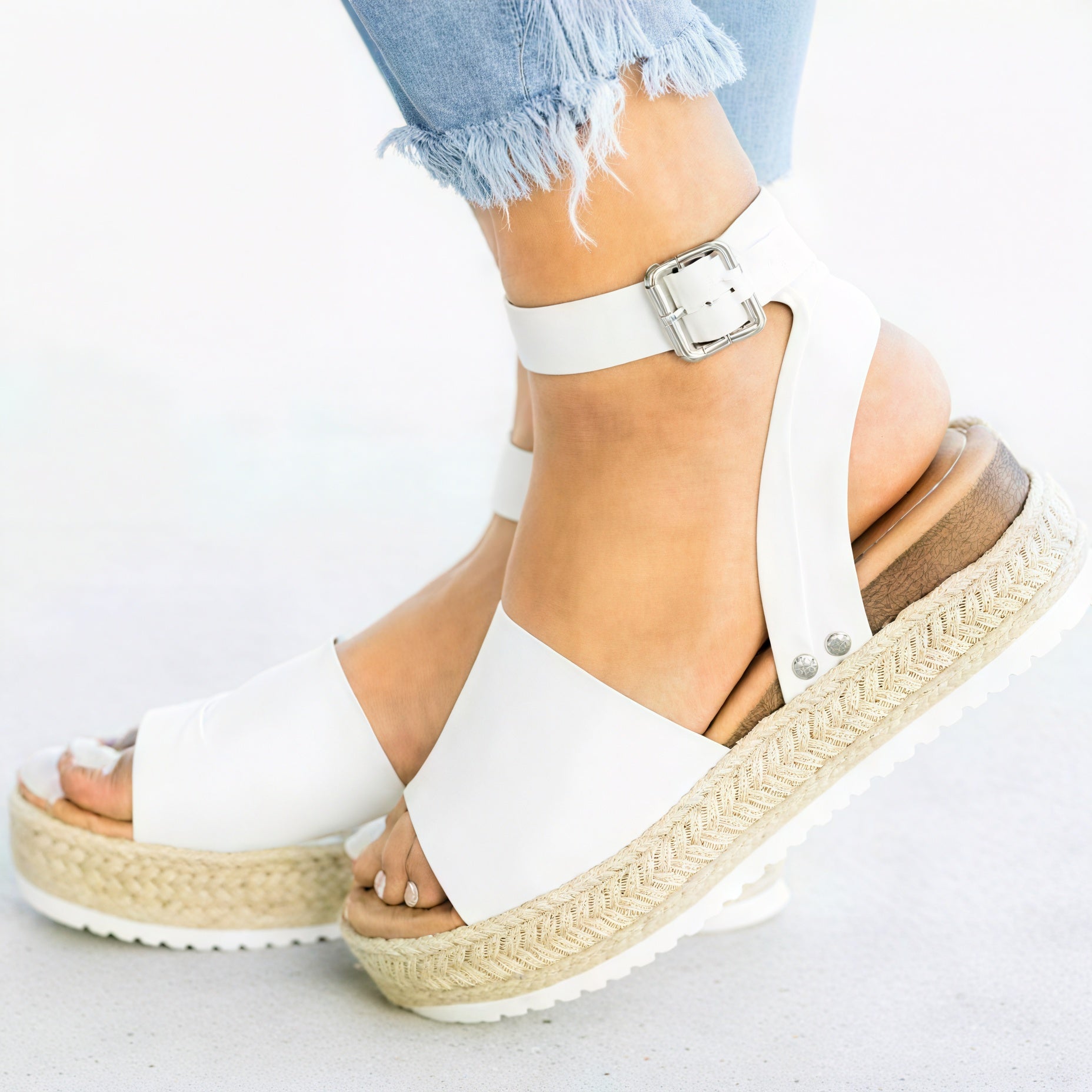 Women's Platform Espadrille Sandals with Ankle Strap Open Toe Design Summer Footwear-83252-99f71545-efc9-4758-8629-1e8ac1f4aadd