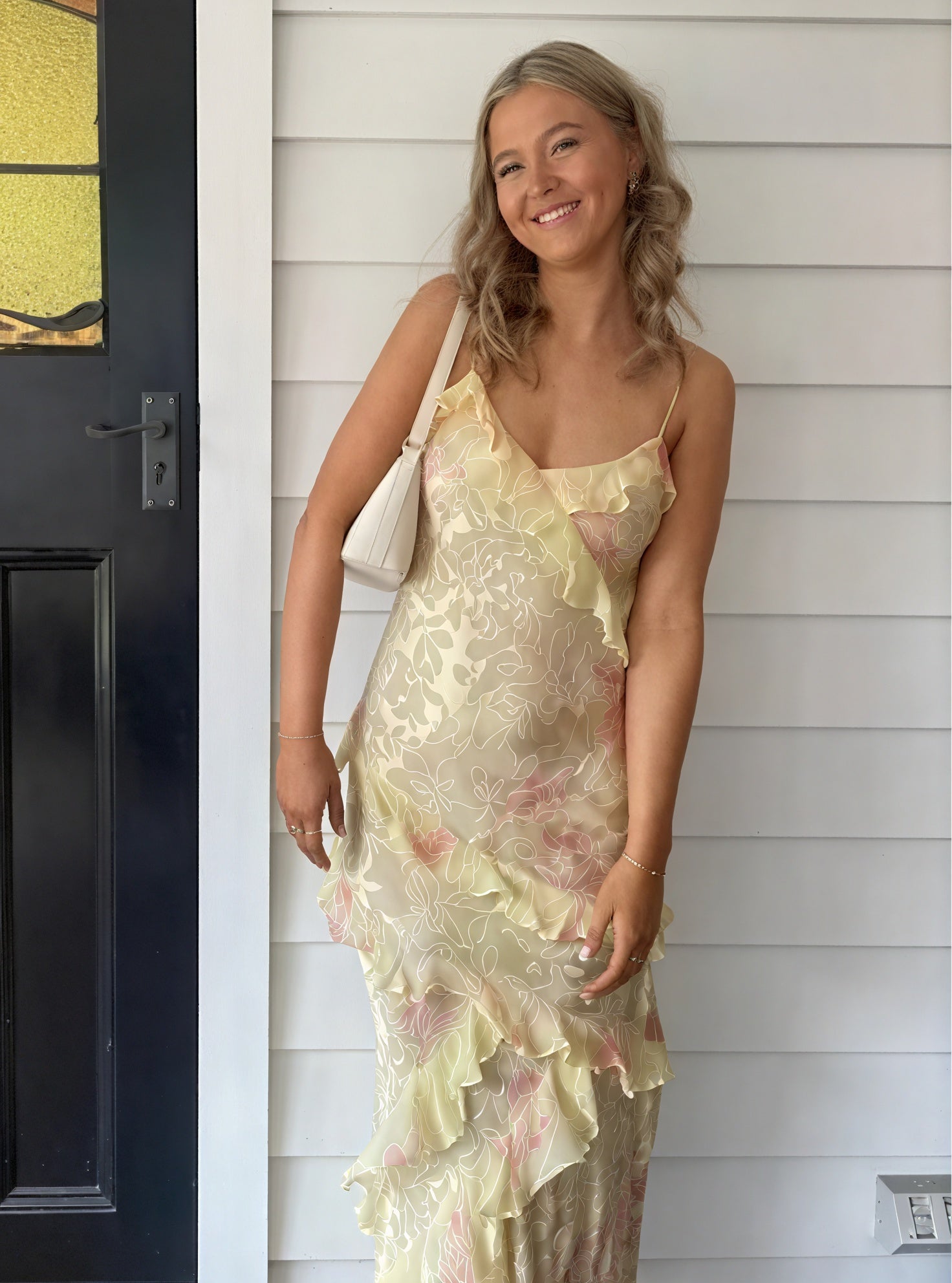 Basicfold Women's Flowy Ruffle Midi Dress – Sleeveless, Spaghetti Straps-83280-895a8aa1-0ecb-4f6a-81e9-5e3415a526dc