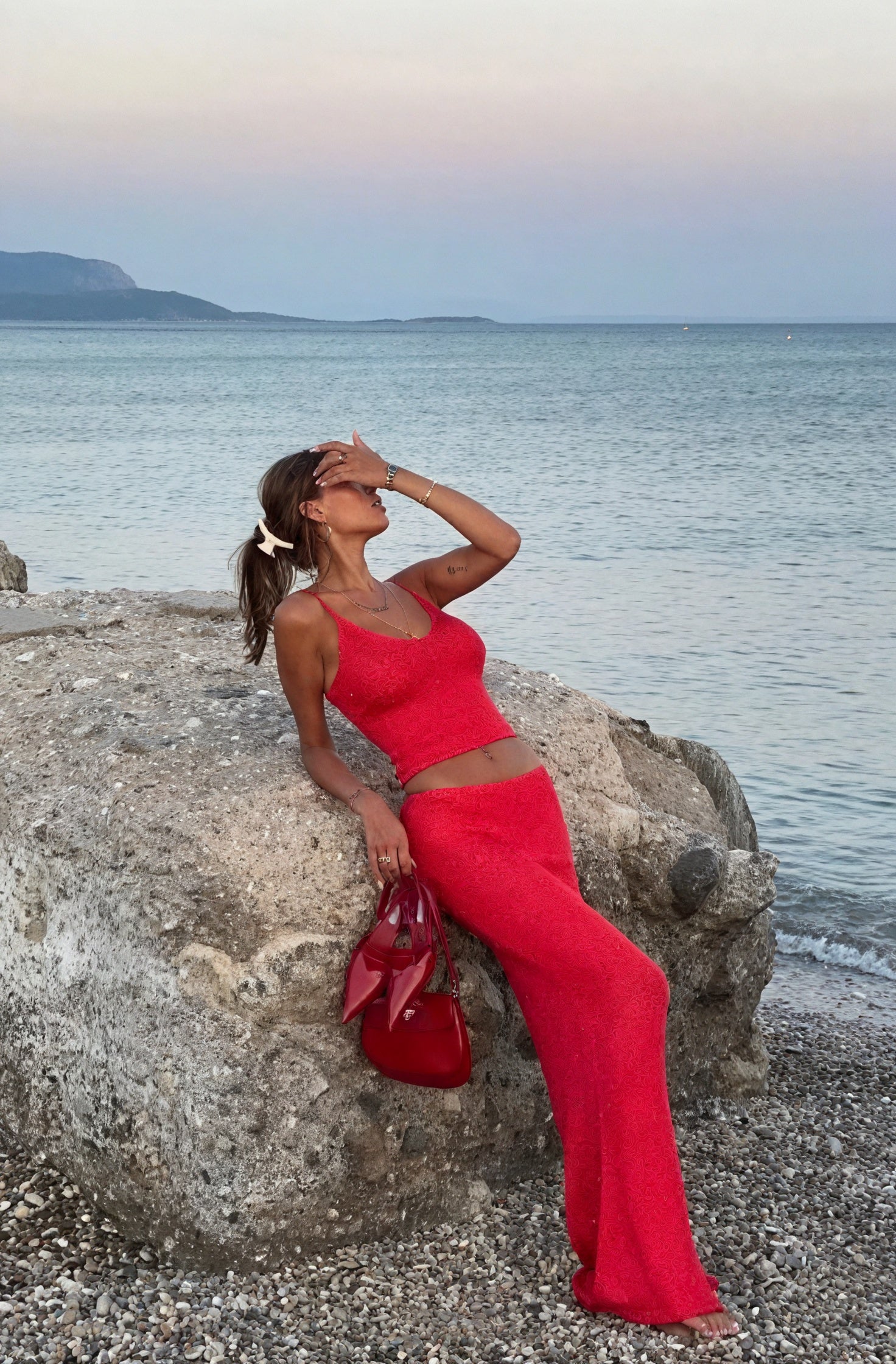 Women's Sparkly Two-Piece Set – Spaghetti Strap Top & Maxi Skirt, Event Wear-83554-7e39a8b8-e914-4025-b50f-b1b0349c9fd1