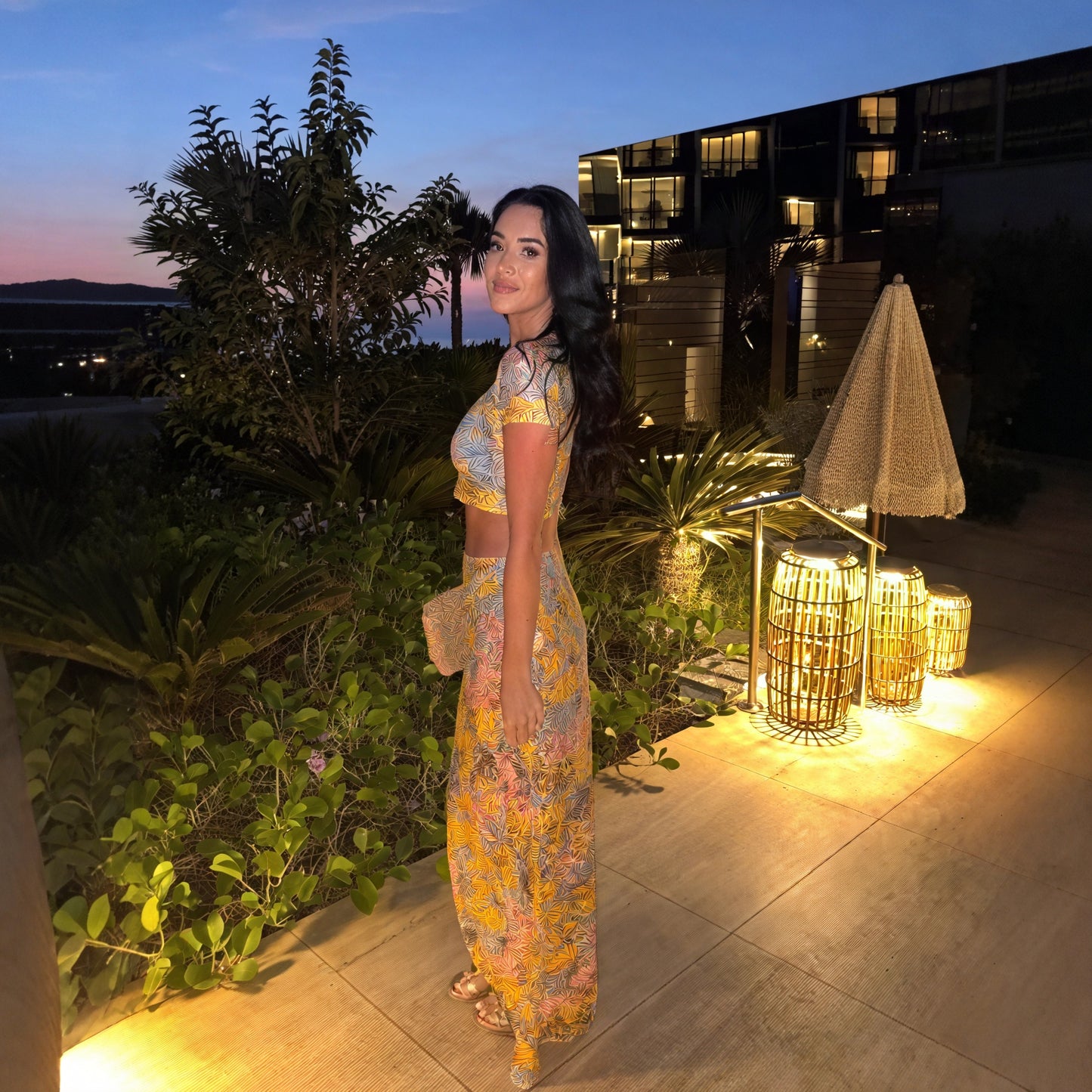 Women's Floral Print Two-Piece Outfit – Crop Top & Maxi Skirt Set-83559-c4234883-5bf0-4c19-b8a9-fe0555226b8a