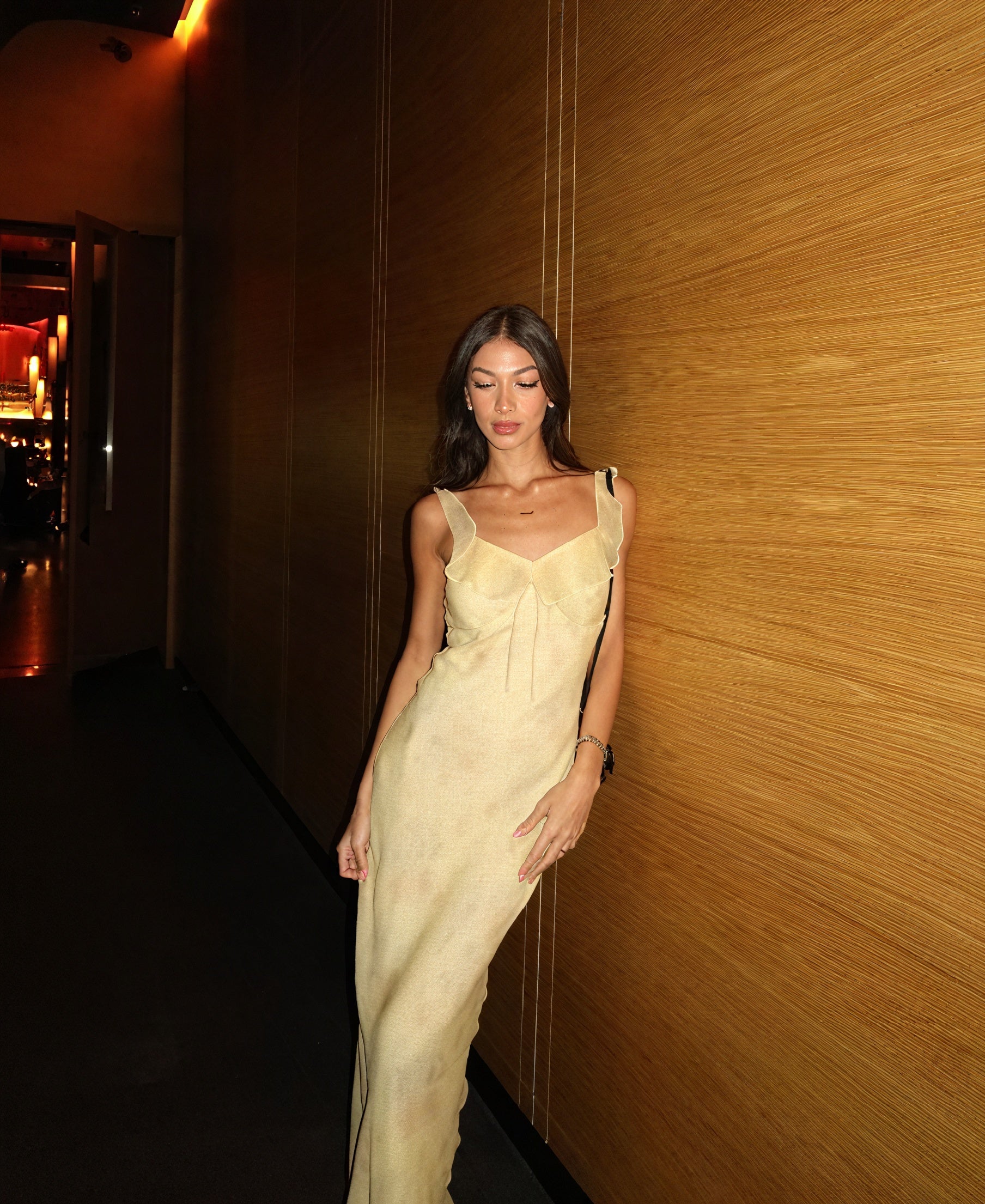 Women's Floral Print Spaghetti Strap Ruffle Dress - Lightweight, Summer Style, Oxford Clothing-83695-def55328-c6cd-4dac-86b3-992261dbb1e4