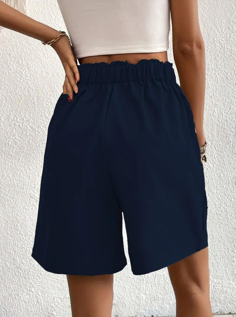Women's High-Waist Pleated Shorts with Pockets – Versatile Style-82558-8369a4ca-1d25-4307-b8d2-4fe877935813