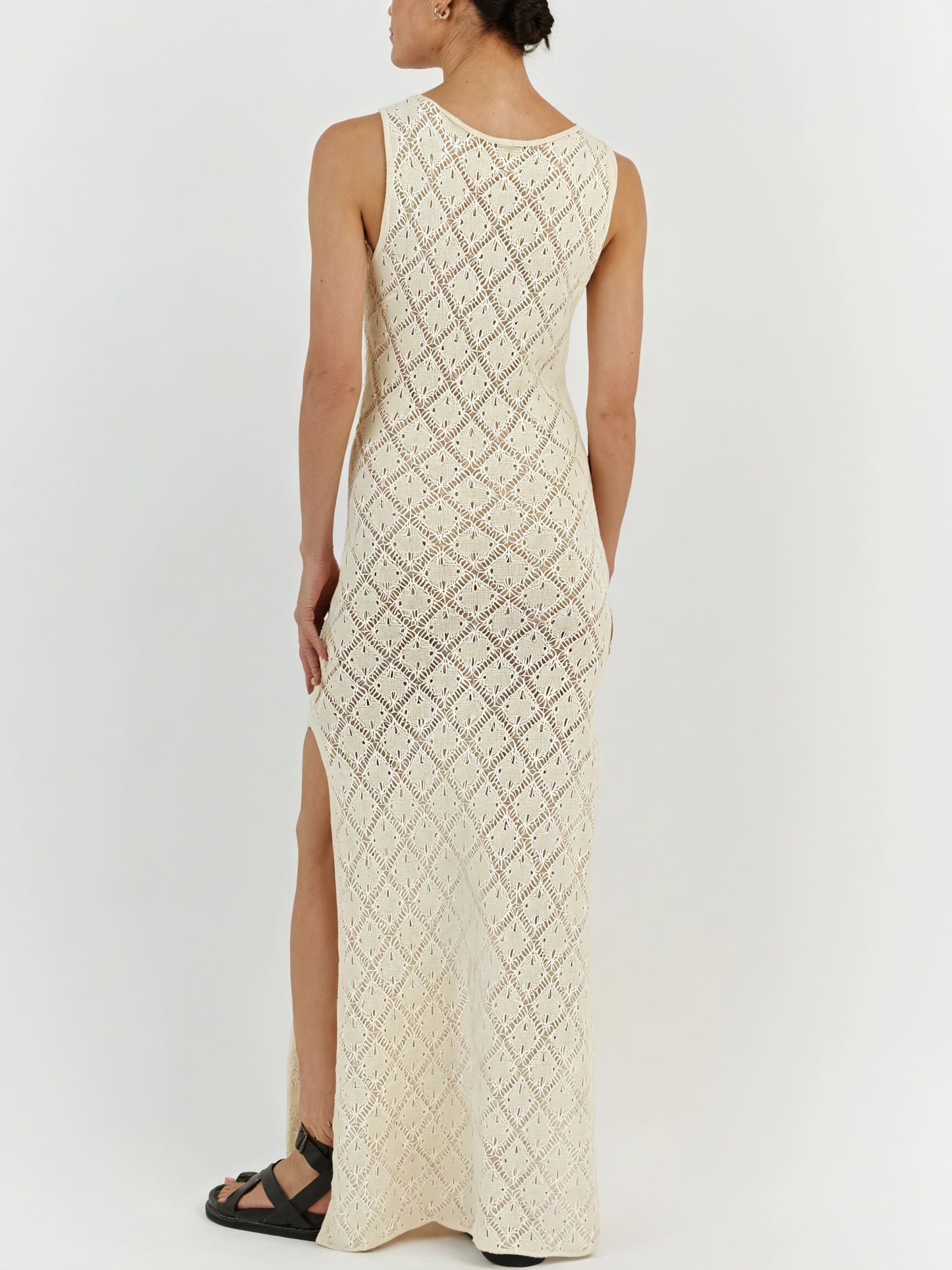 Women's Sleeveless Maxi Knit Dress – Open Weave, Lightweight, Oxford Clothing-83712-05b7fa5f-addc-4a43-b0e5-c16204c9f6ac