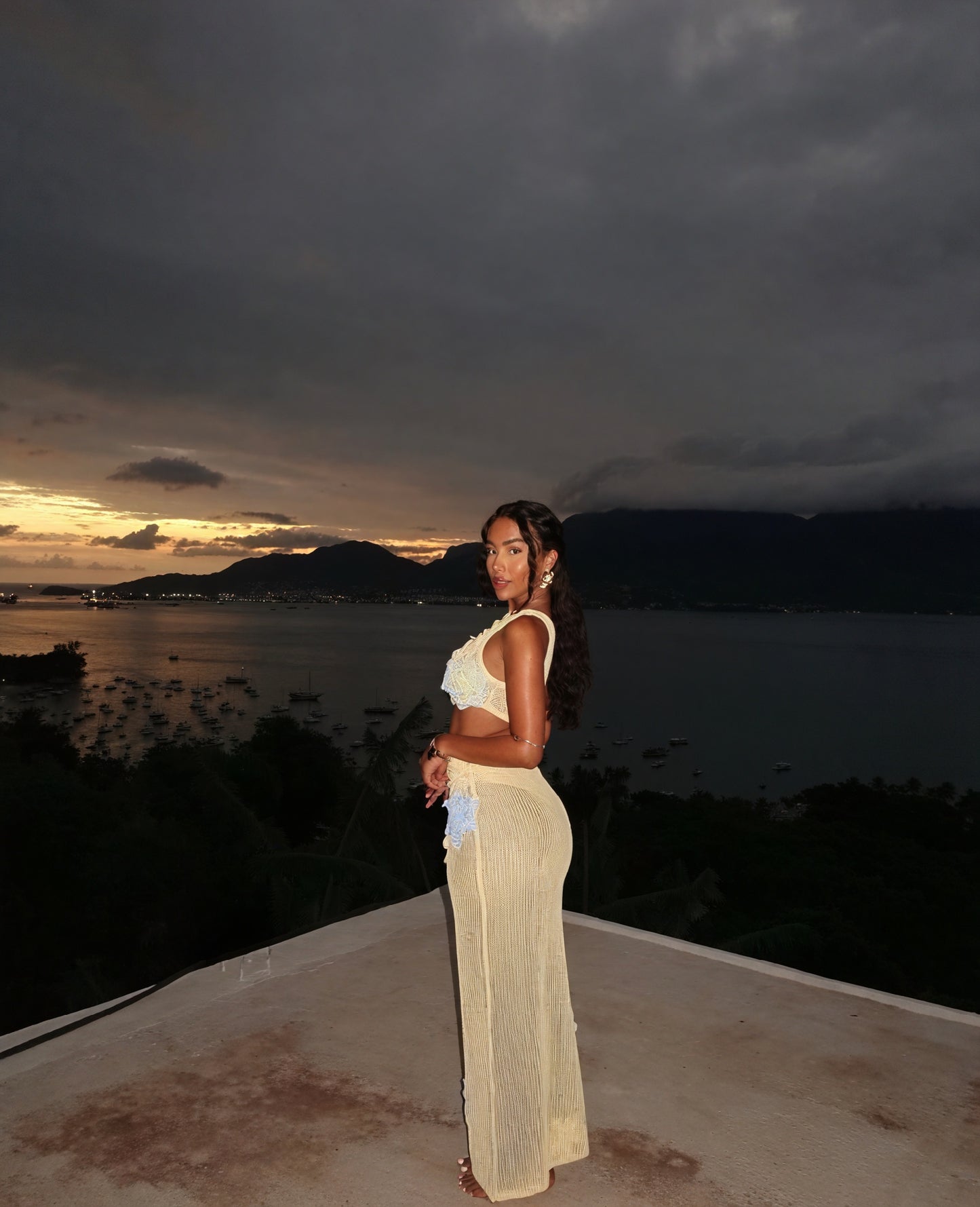 Women's Handmade Crochet Floral Two-Piece Dress Set, Bohemian Style-83755-f77bcd59-ab15-4e91-bb2a-f237ebc1d73b