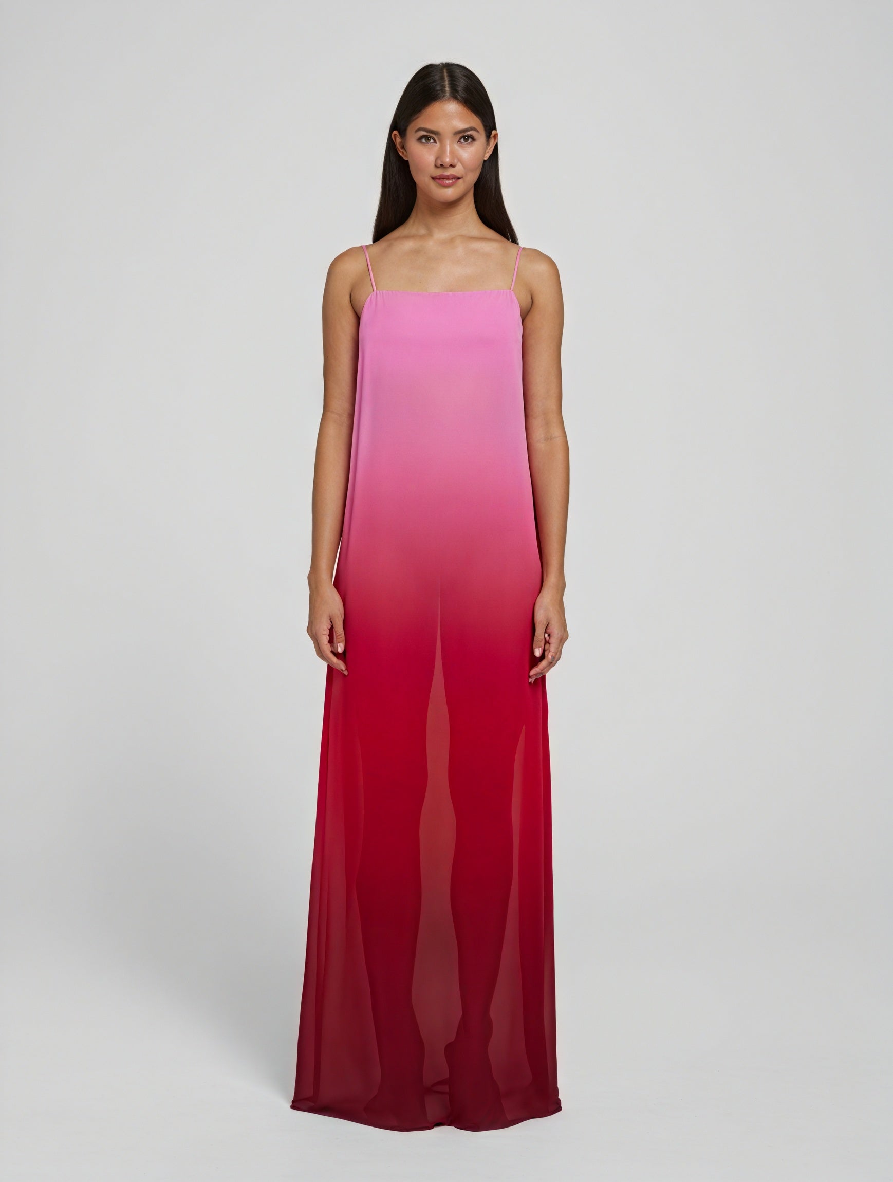 Women's Ombre Sleeveless Maxi Dress – Spaghetti Strap, Flowing Design-83812-d63d2dce-925f-4ae6-b6a2-b1afad055bd3