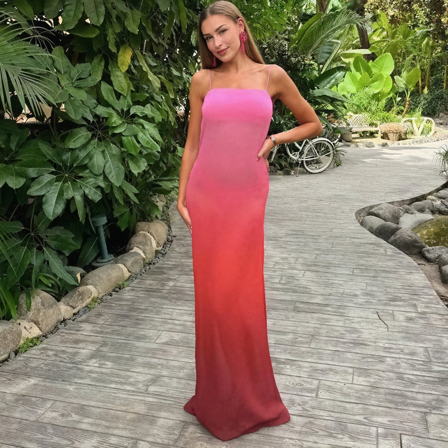 Women's Ombre Sleeveless Maxi Dress – Spaghetti Strap, Flowing Design-83812-49a4cbe6-c331-4e11-bcdd-77c761453d1a