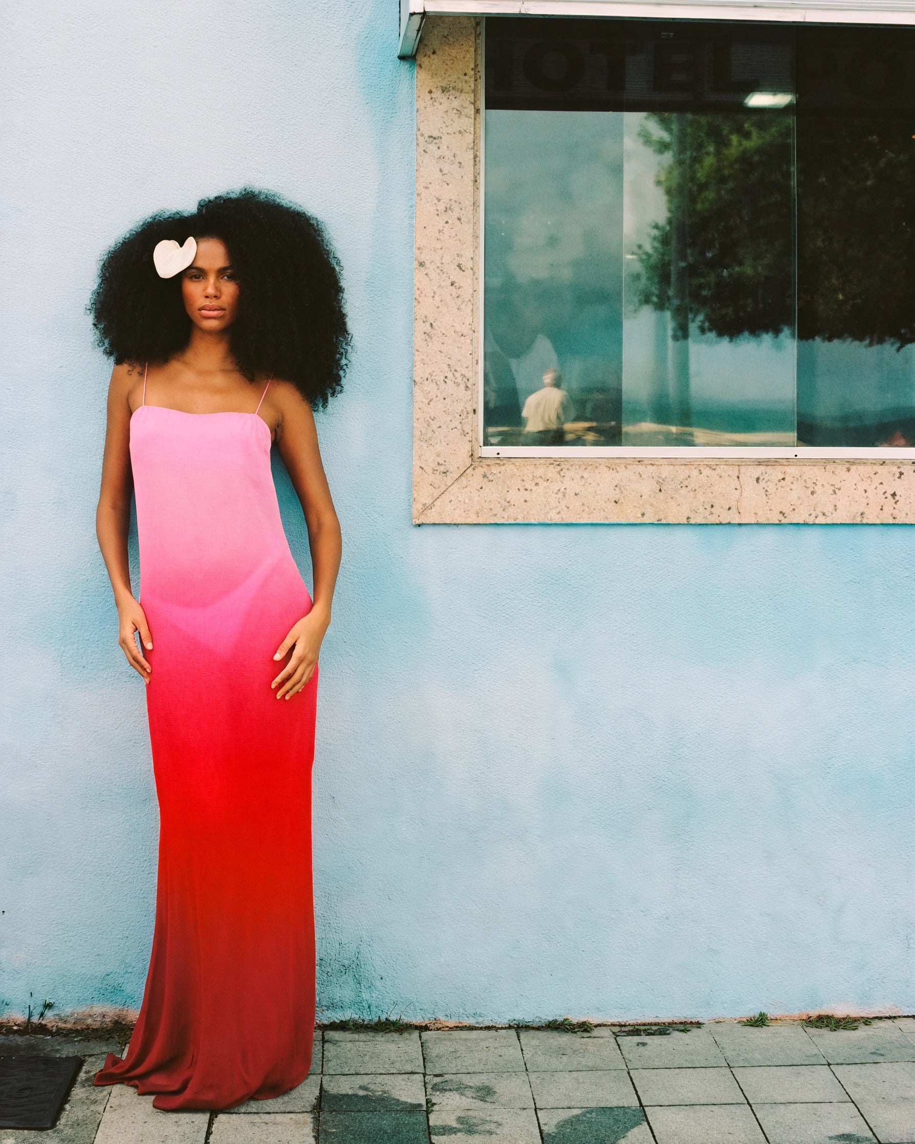 Women's Ombre Sleeveless Maxi Dress – Spaghetti Strap, Flowing Design-83812-9c324957-8069-4a48-bb7b-5182fc8448ba