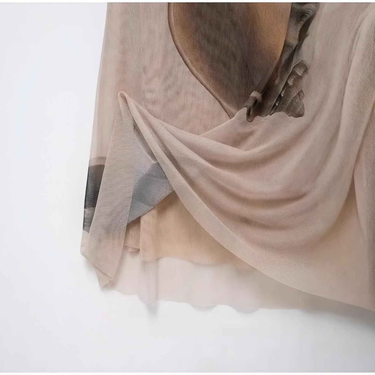 Women's Maxi Dress – Halter Neck, Unique Print, Textured, Floor-Length-83816-61060094-8d74-4576-9f35-758c217e3c71