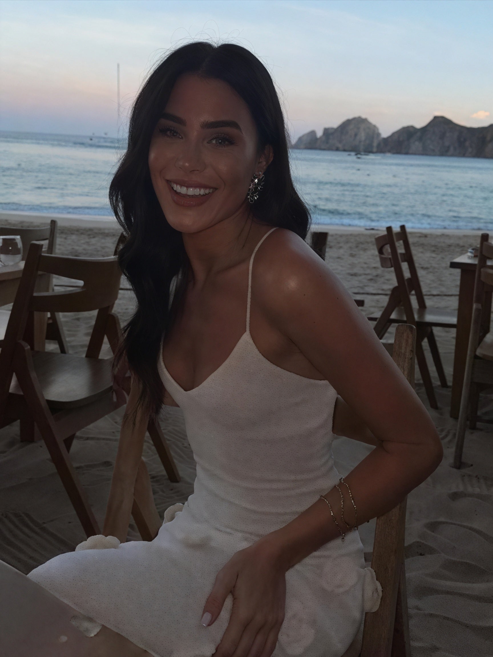 Women's White Floral Spaghetti Strap Occasion Dress-83821-4a7a0131-12e0-4905-b913-633da5f9fae2