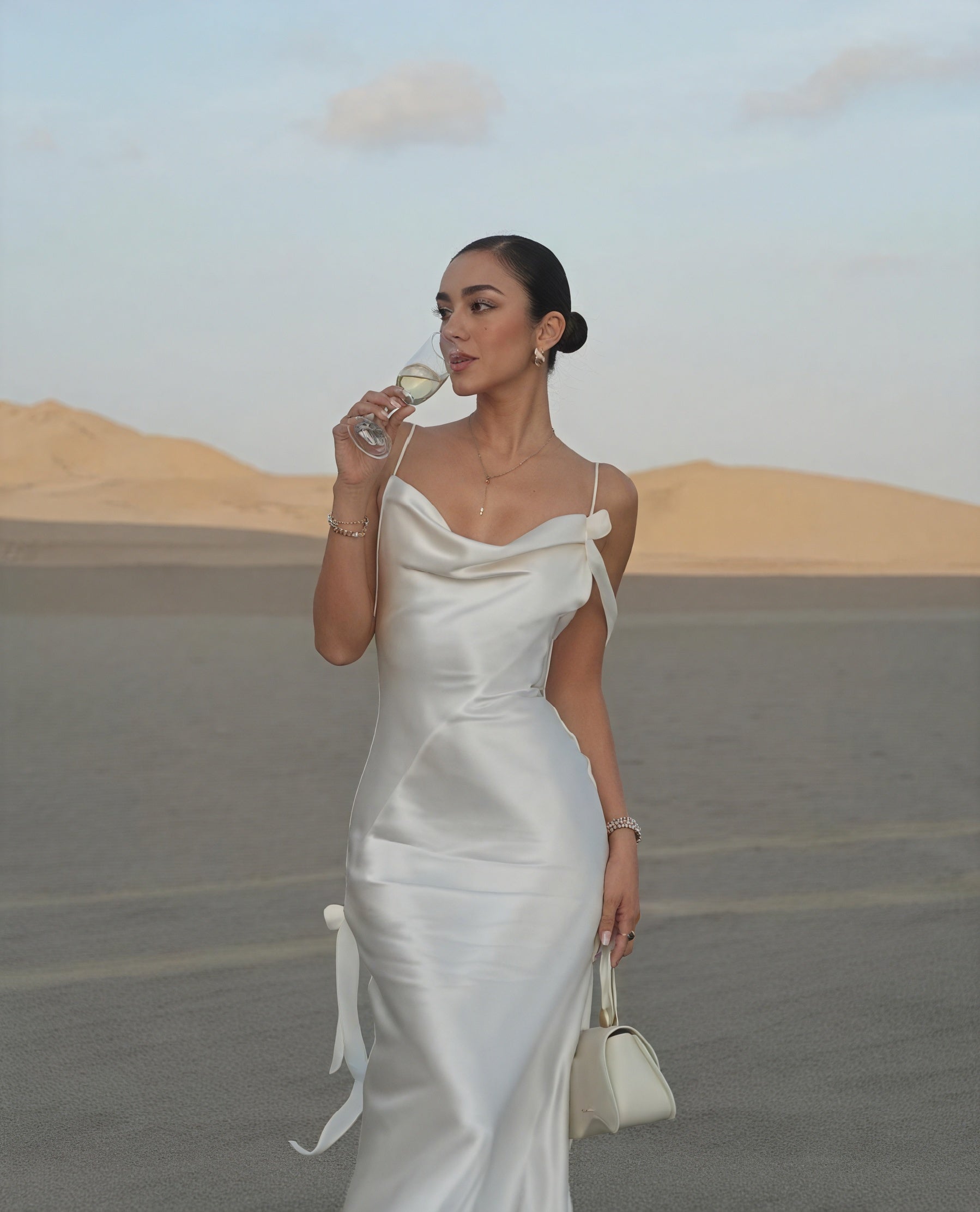 Women's Satin Maxi Dress – Cowl Neck, Spaghetti Strap, Floor-Length-83831-d1bbb2b3-d466-4912-9ccf-8dcbe34fb1a1