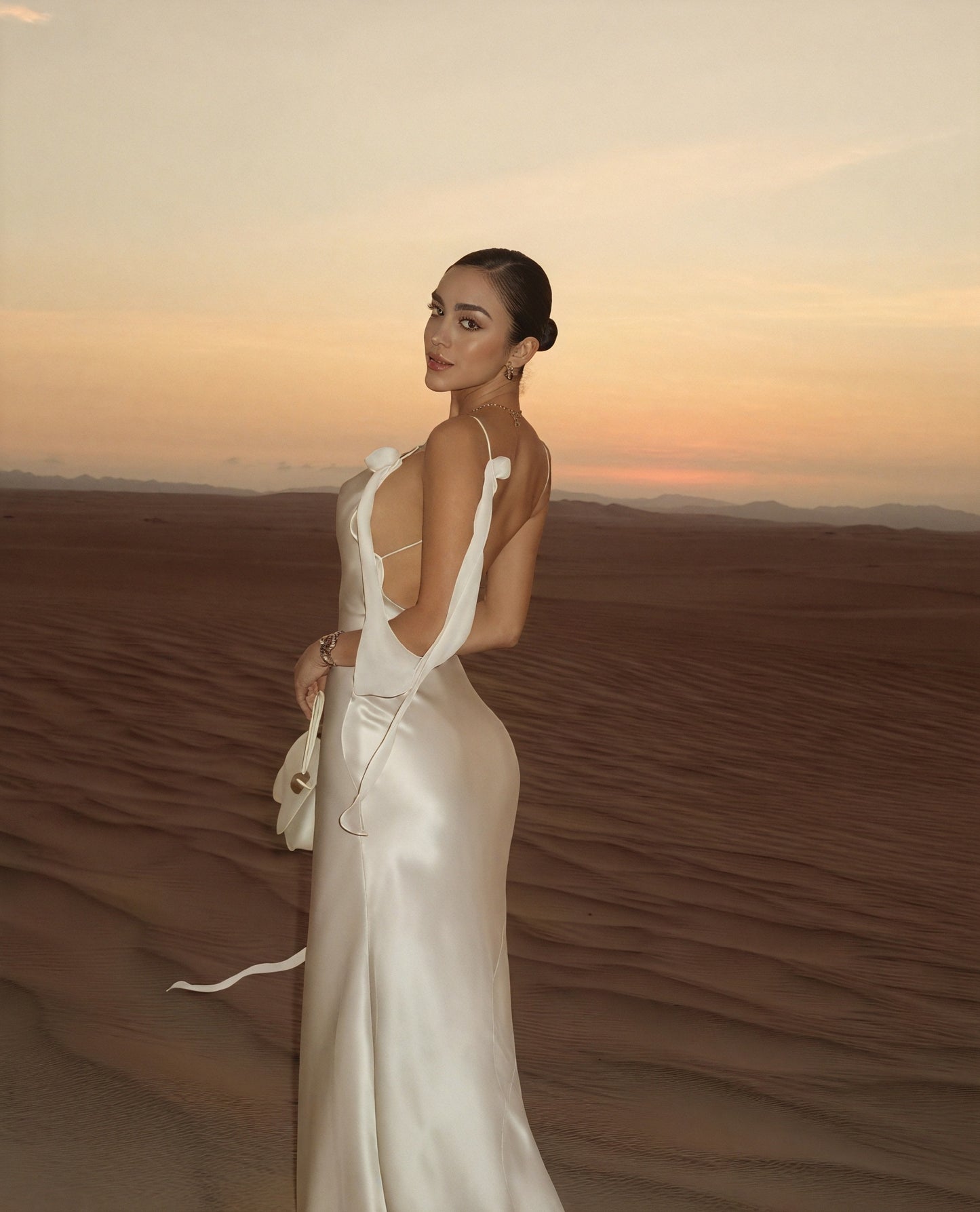 Women's Satin Maxi Dress – Cowl Neck, Spaghetti Strap, Floor-Length-83831-d4f4cd73-b226-4ea6-896e-346cab14bc5f