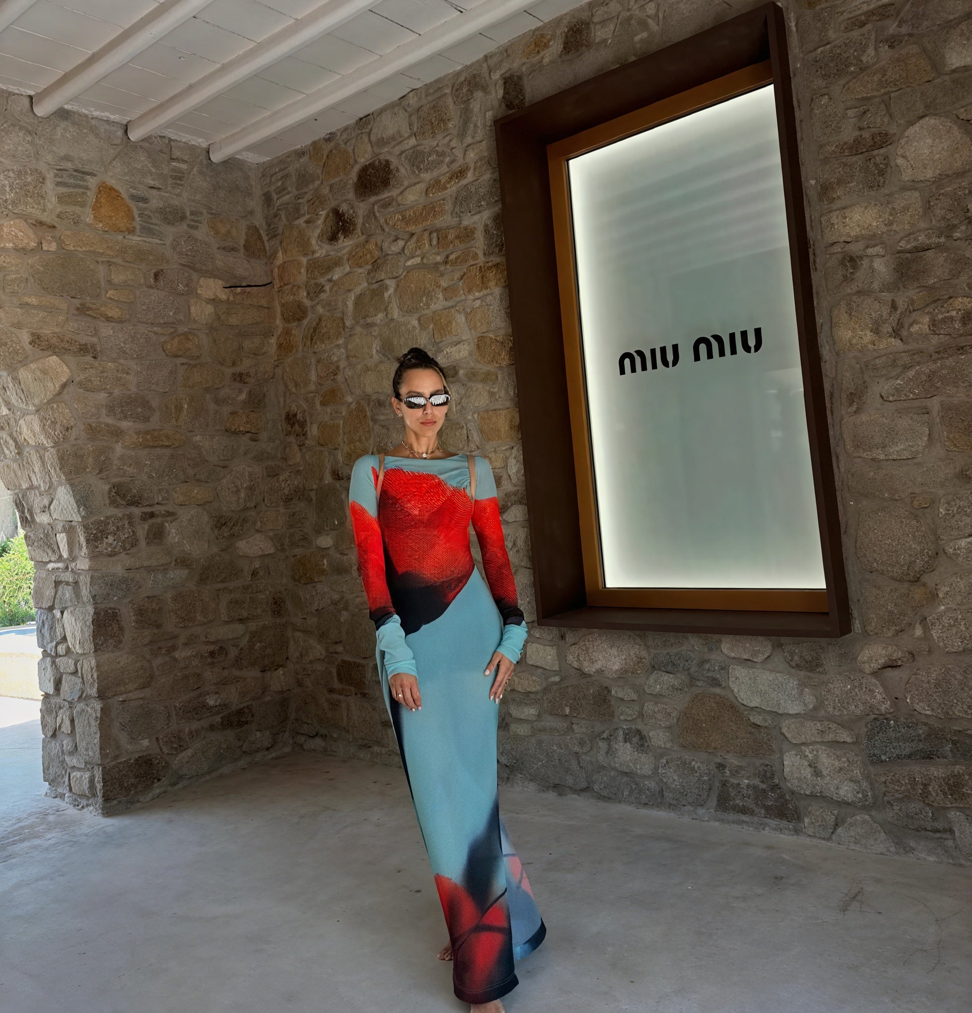 Women's Long Sleeve Maxi Dress – Colorful Printed, Floor Length, Oxford Clothing-83850-897ac6fd-9fa8-478a-811c-fa9c6c25c33c