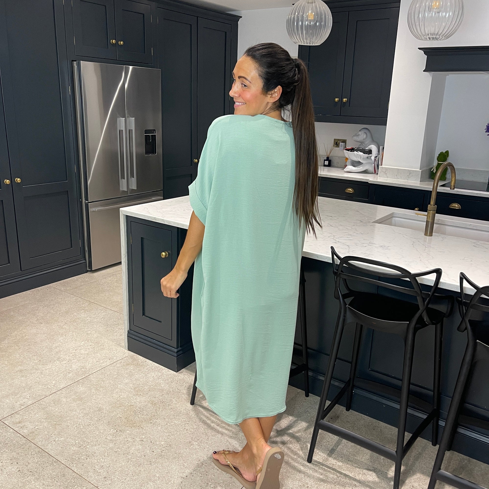 Tiffany Maxi Knot Dress - Blush Boutique Essex