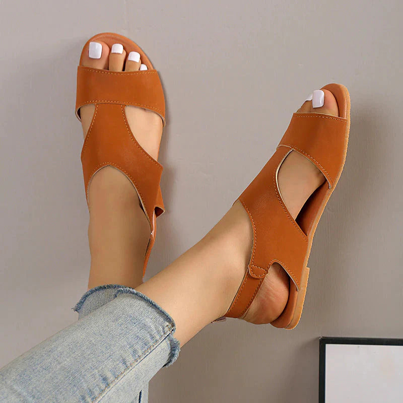 Minimalist Ankle Strap T-Strap Sandal
