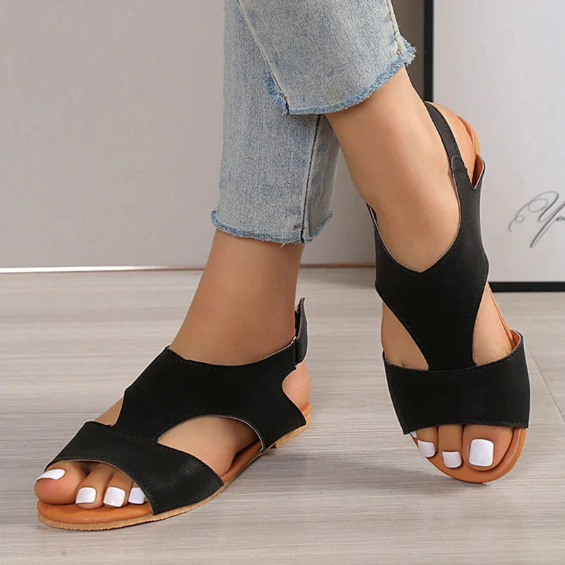 Minimalist Ankle Strap T-Strap Sandal