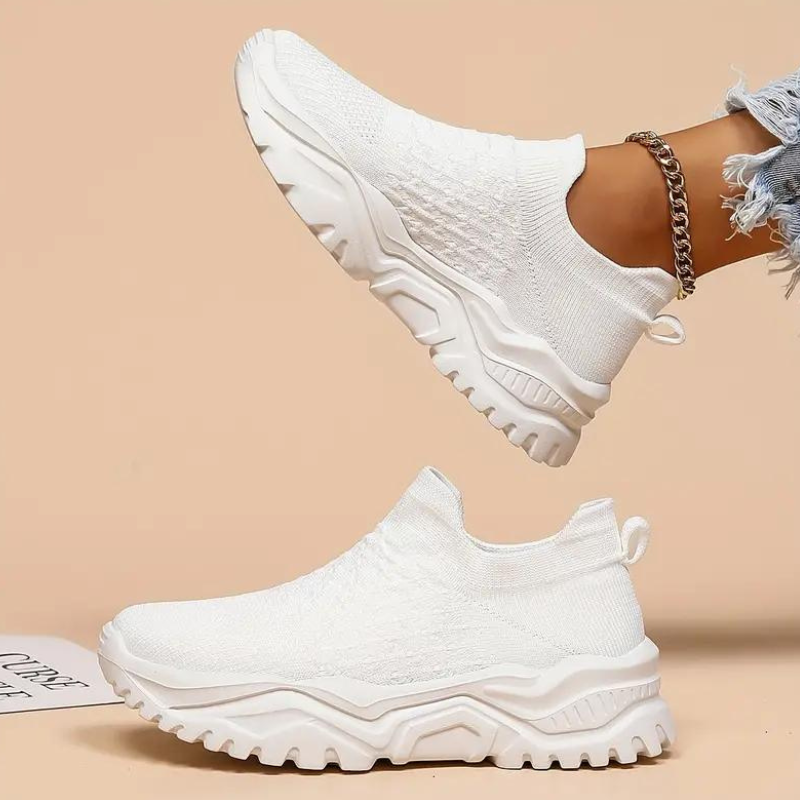 Knit Slip-On Sneakers - Modern Comfort Shoes