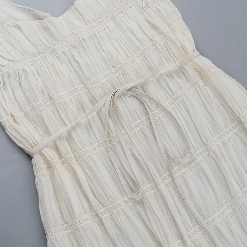 Women's Maxi Dress – Pleated, Flowing, Spaghetti Strap, Oxford Clothing-83811-df4d0730-230a-45e1-8910-9d1edfb2ba36