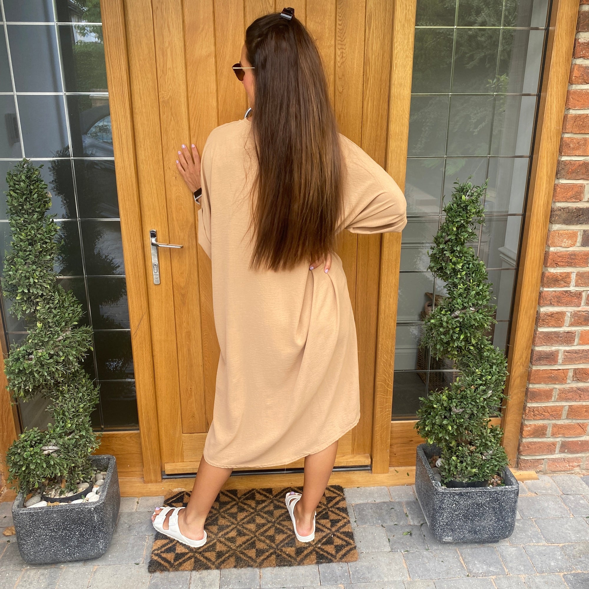 Tiffany Maxi Knot Dress - Blush Boutique Essex