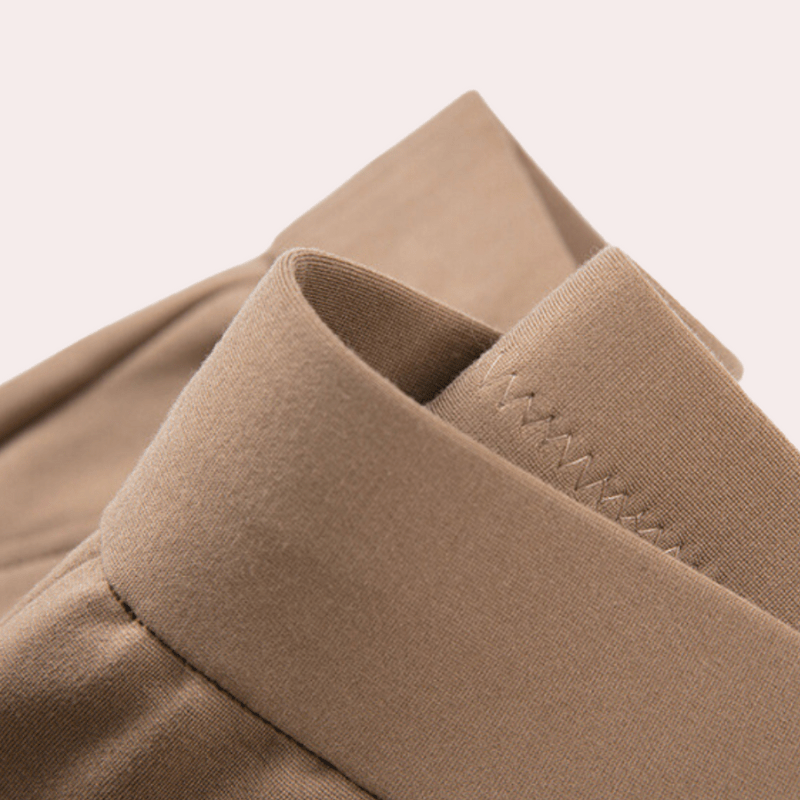 Tailored Chino Pants - High-Waisted Straight Leg