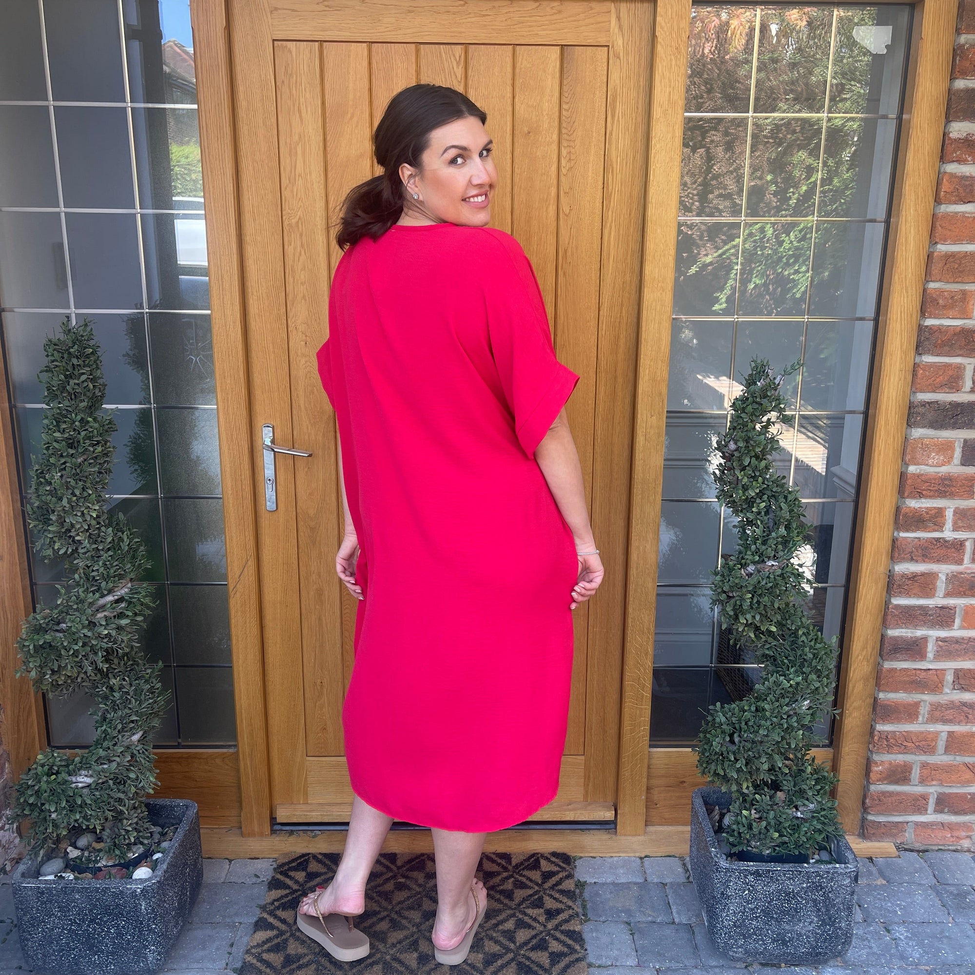 Tiffany Maxi Knot Dress - Blush Boutique Essex