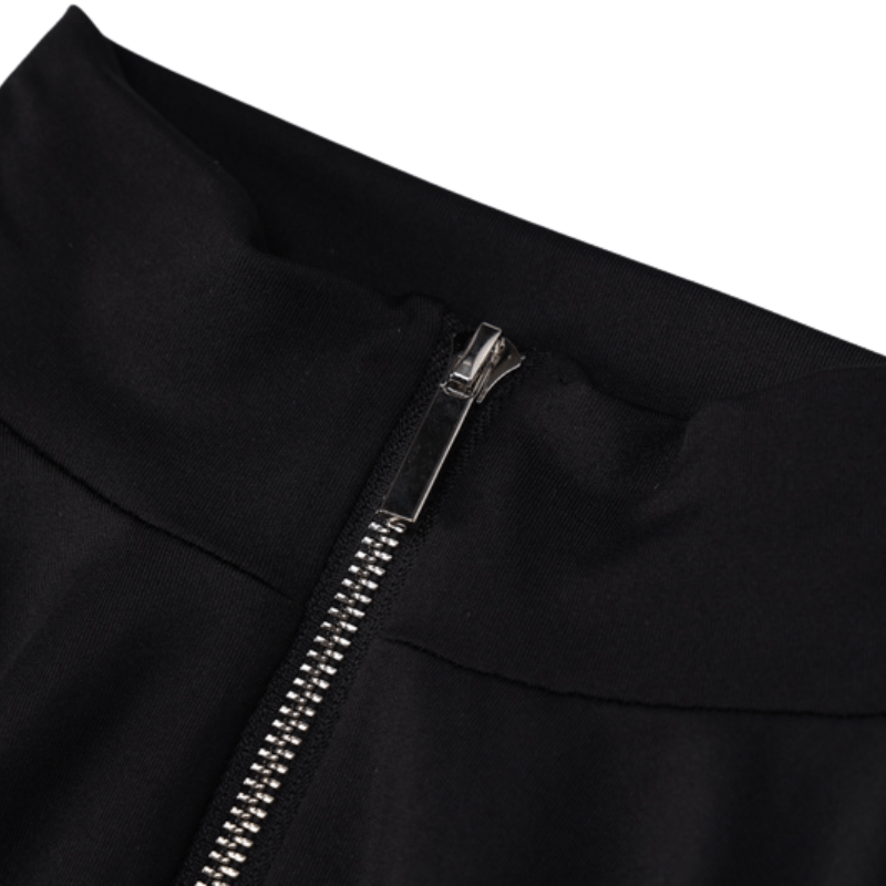 Activewear Jumpsuit – Zip Front, Long Sleeve