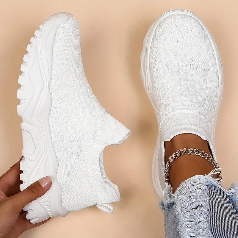Knit Slip-On Sneakers - Modern Comfort Shoes