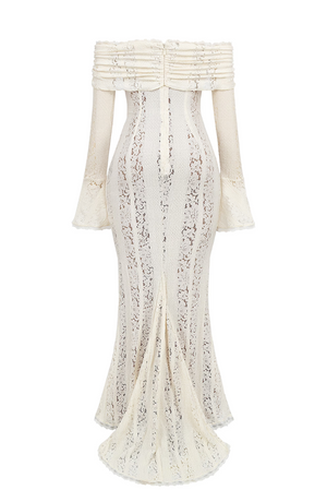 Women's Off-Shoulder Lace Dress – Long Sleeve Elegant Occasion Gown-83555-10ad5c24-750a-4a11-96e4-425cac6f4b77
