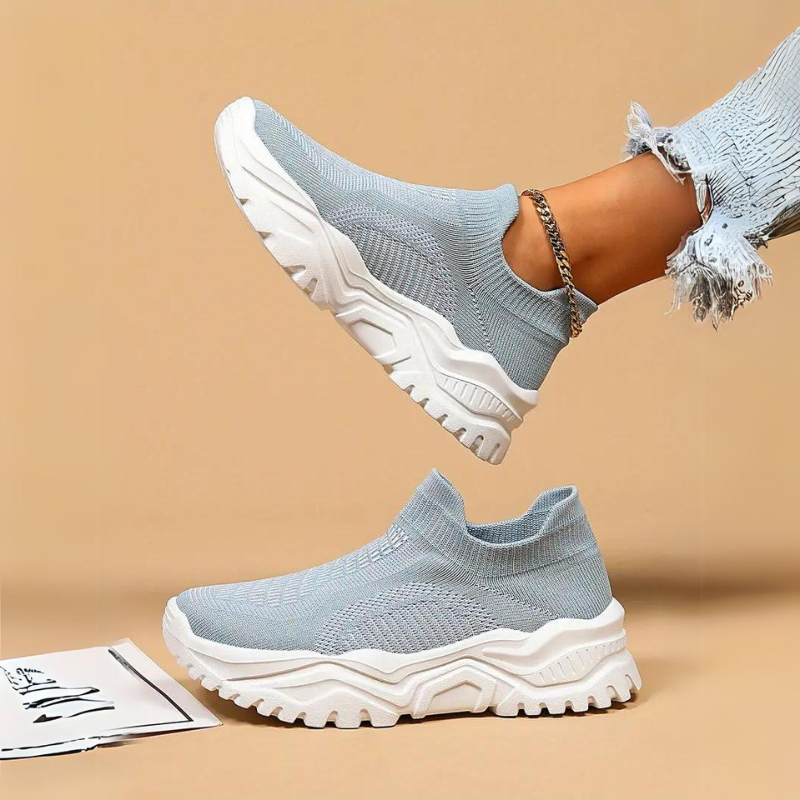 Knit Slip-On Sneakers - Modern Comfort Shoes
