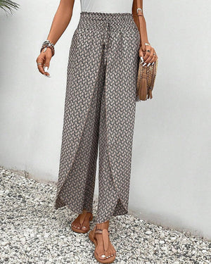 Basicfold Women's Wide Leg Pants – Elastic Waistband, Drawstring, Multiple Colors-83218-18a30c0f-b17c-4a8c-92cd-9b7023c0d639