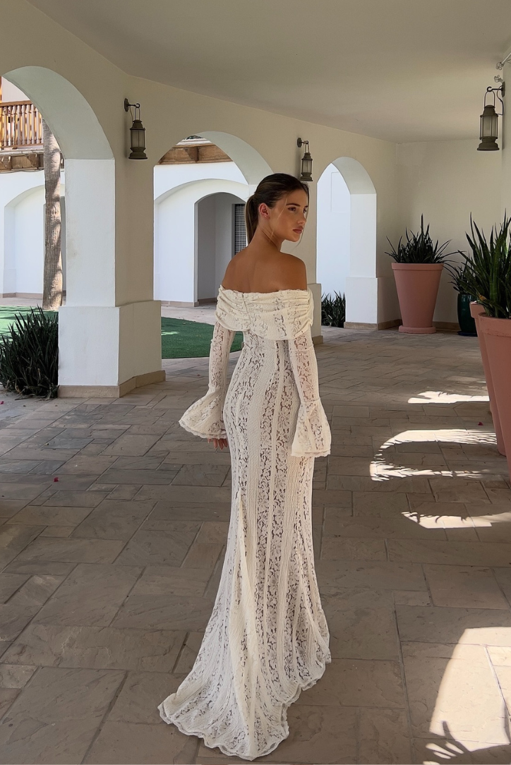 Women's Off-Shoulder Lace Dress – Long Sleeve Elegant Occasion Gown-83555-290e2eab-f932-487a-9bda-78c5ec9c2be7