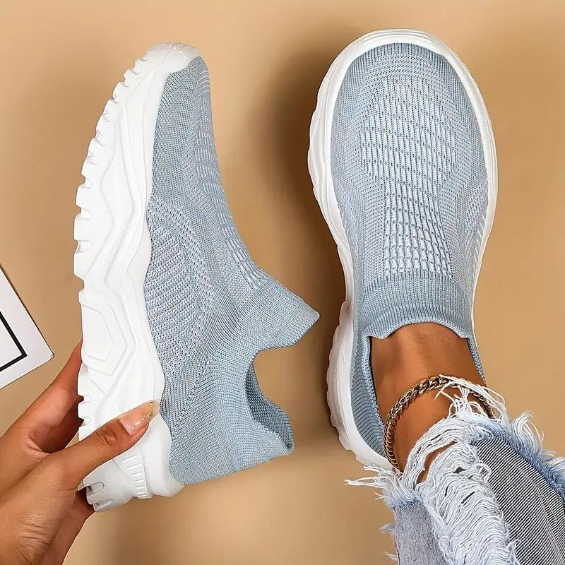 Knit Slip-On Sneakers - Modern Comfort Shoes