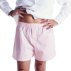 Men's Cotton Striped Shorts – Elastic Waistband, Classic Style, Basicfold-81738-484f5b56-4de6-4347-bc7c-755aebd04c7e