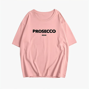 Relaxed Fit Graphic Tee - Prosecco Print