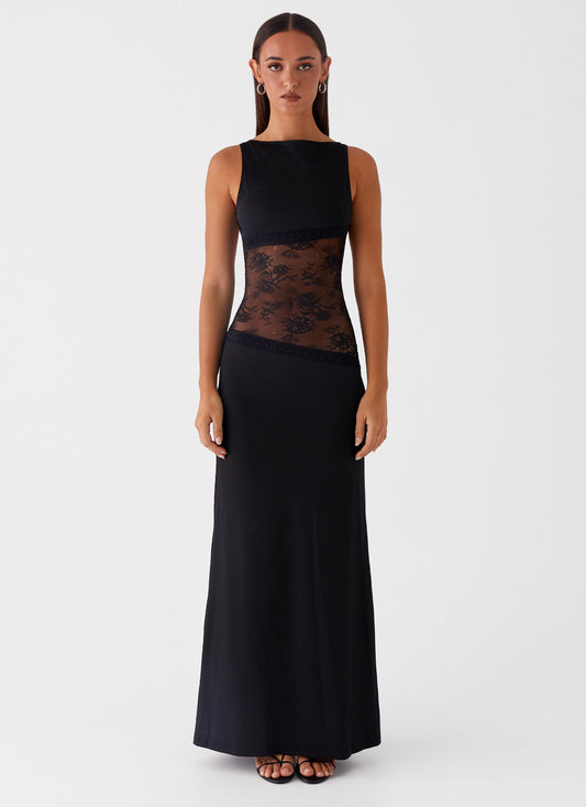 Women's Sleeveless Maxi Dress – Elegant Lace Panel Design, Formal Evening Gown-83478-5439fa14-bf05-4d37-8575-884740302127