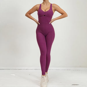 High-Waisted Activewear Set - Form-Fitting Design
