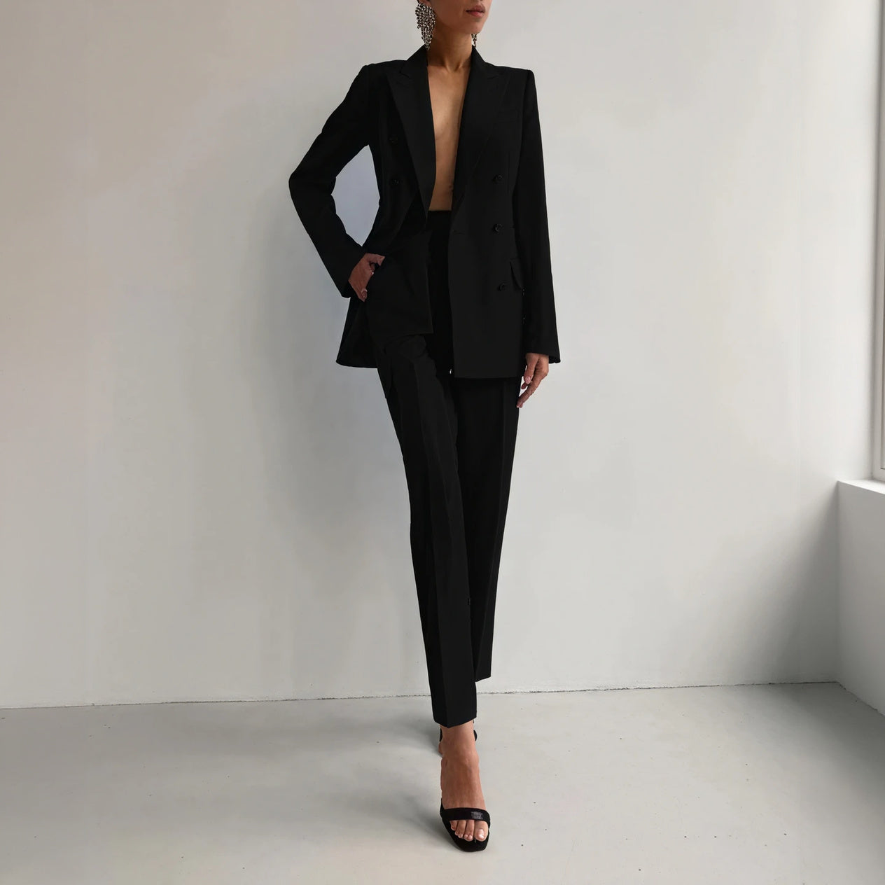 Double-Breasted Suit - Tailored Fit, Slim Leg