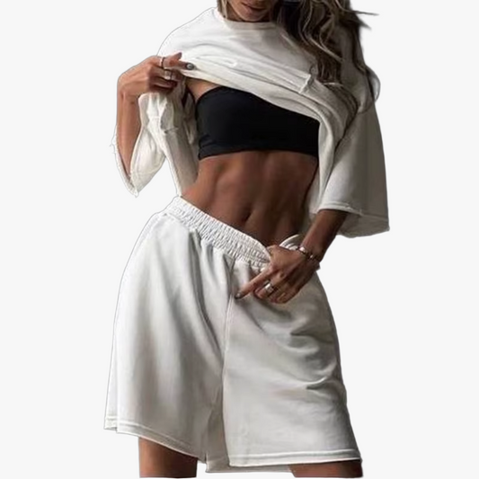 Oversized Top Relaxed Fit Chest Pocket