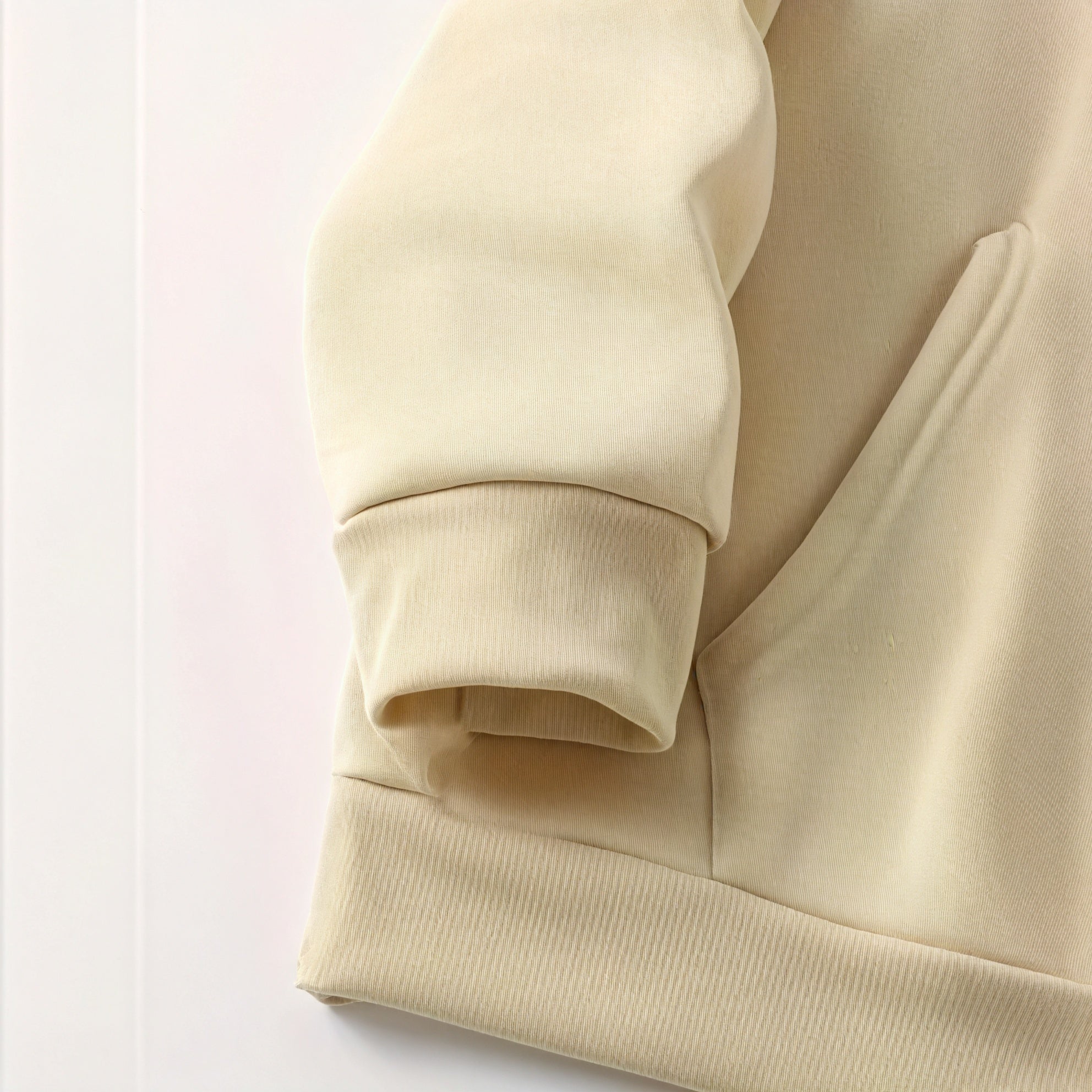 Floral Graphic Relaxed Fit Cream Hoodie