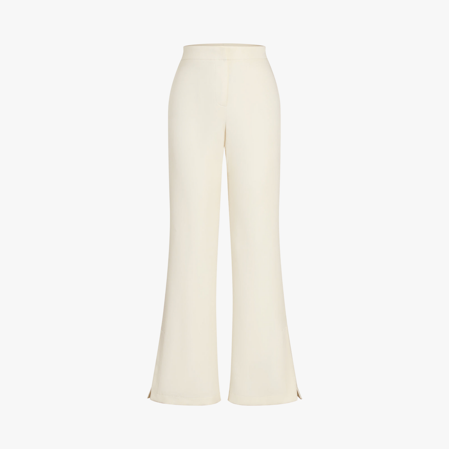 Strapless Wide-Leg Suit with Button Detail