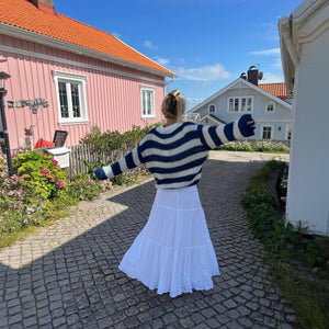 Striped Oversized Chunky Knit Sweater