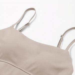 A-Line Dress with Built-In Shorts & Slit