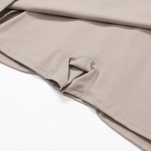 A-Line Dress with Built-In Shorts & Slit