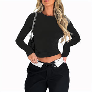 Fitted Long Sleeve Top - Modern Silhouette