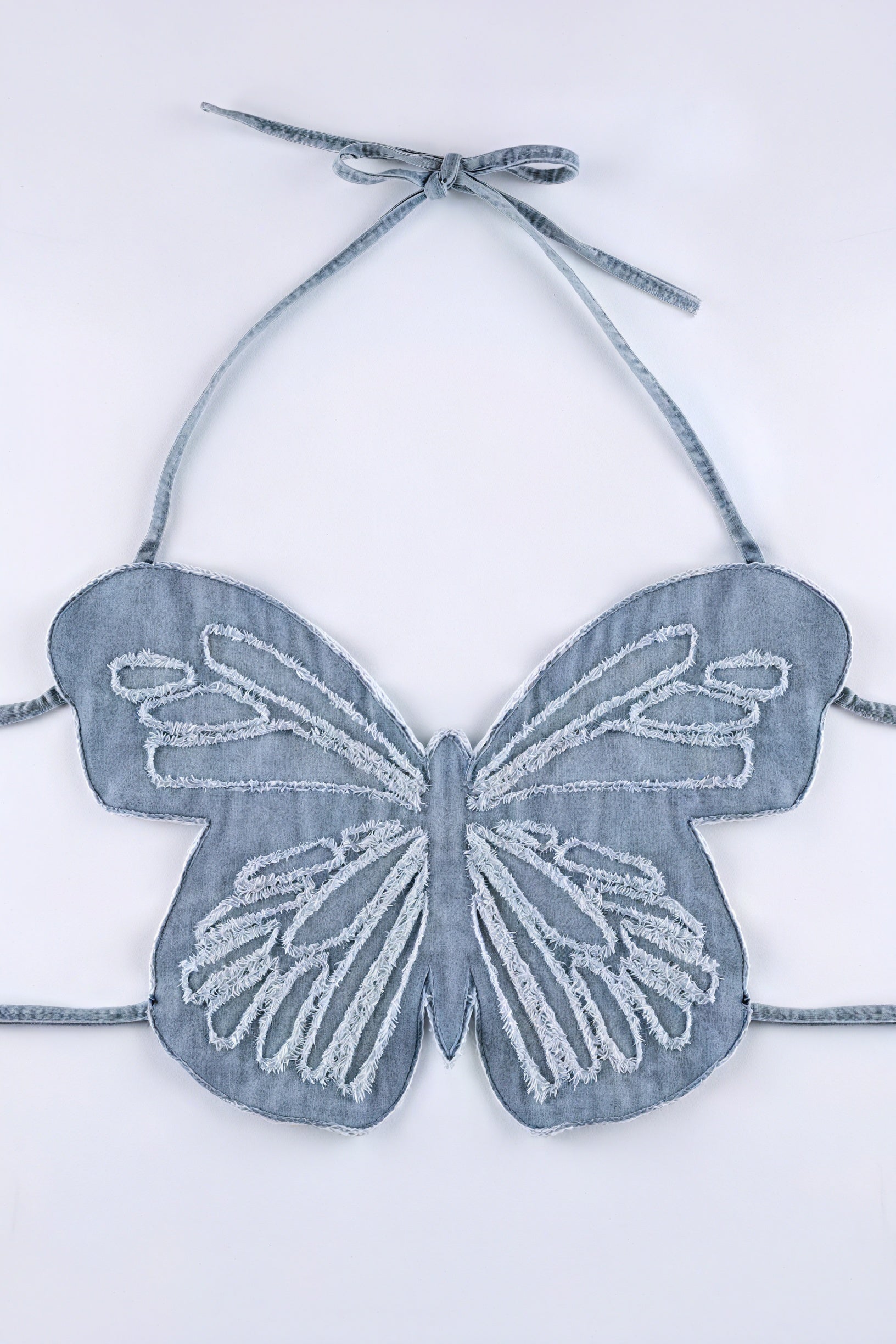 Butterfly Halter Top - Unique Perforated Design