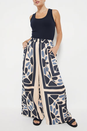 Abstract Pattern Button-Down Shirt