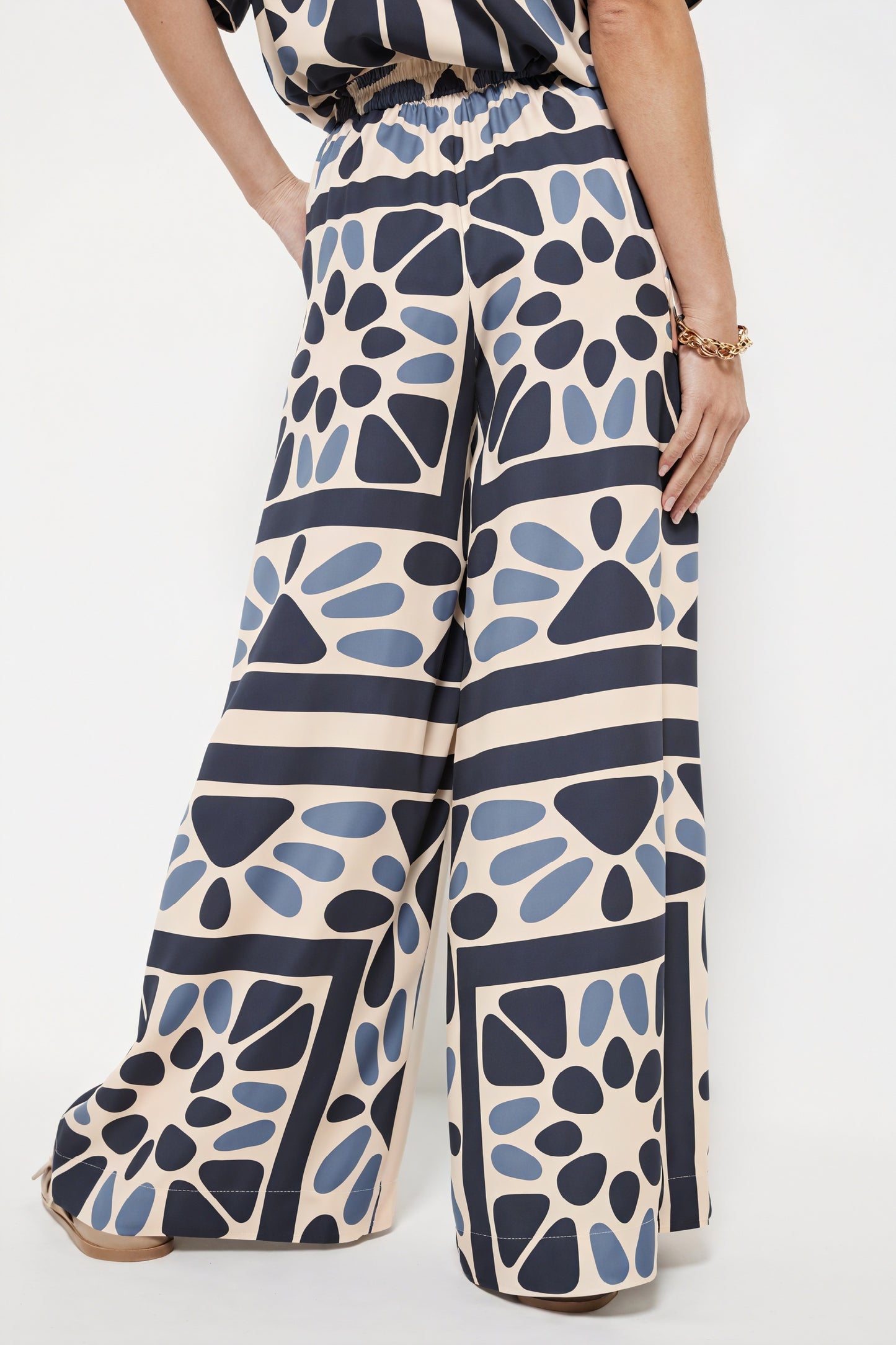 Abstract Pattern Button-Down Shirt