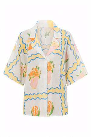 Floral Sleepwear Set - Relaxed Fit Pajamas