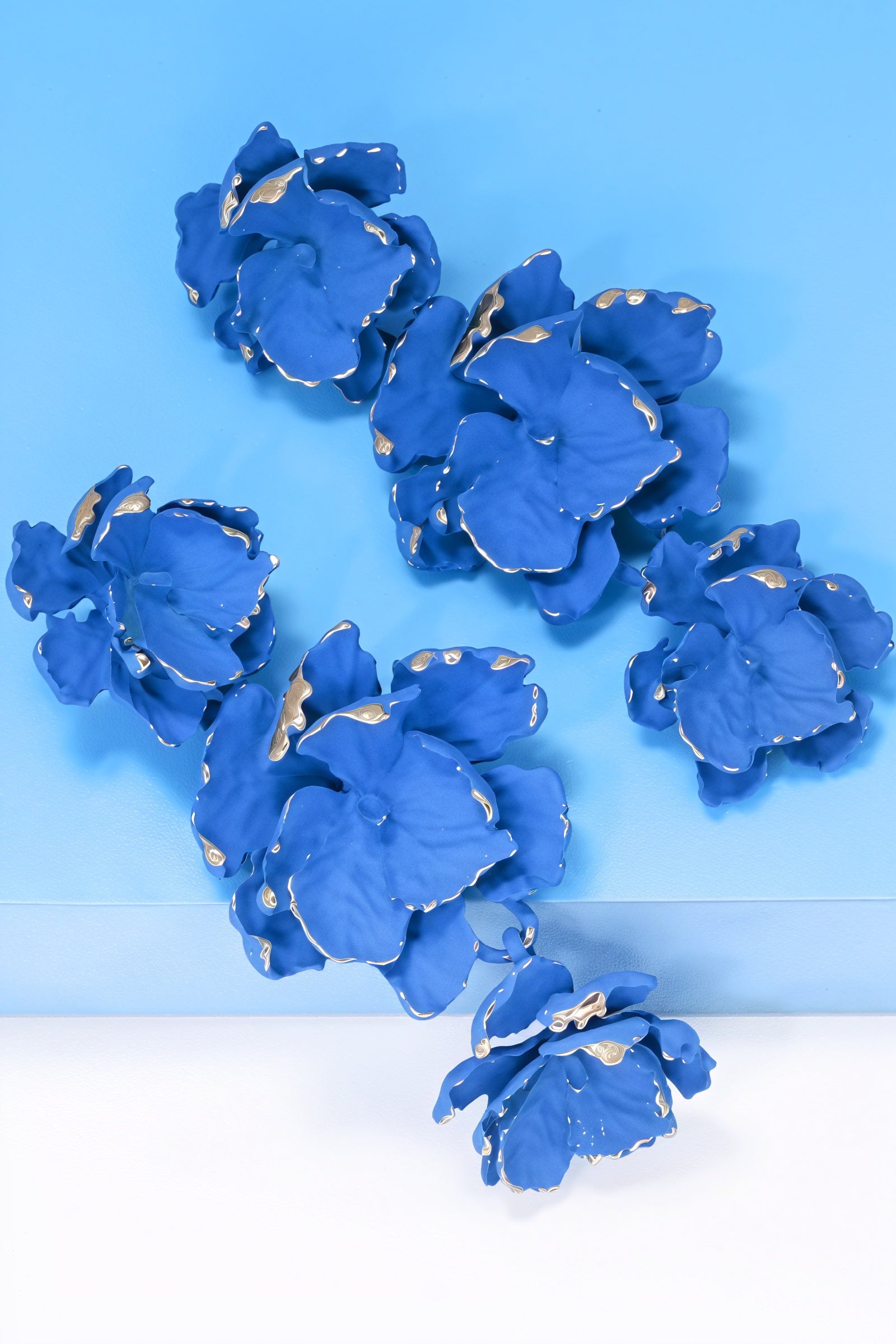 Floral Drop Earrings - Tiered Flower Design