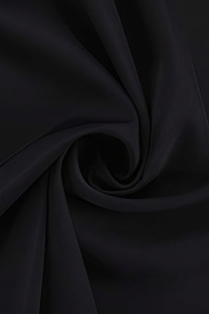 A-Line Party Dress - Plunging V-Neck, Balloon Sleeves