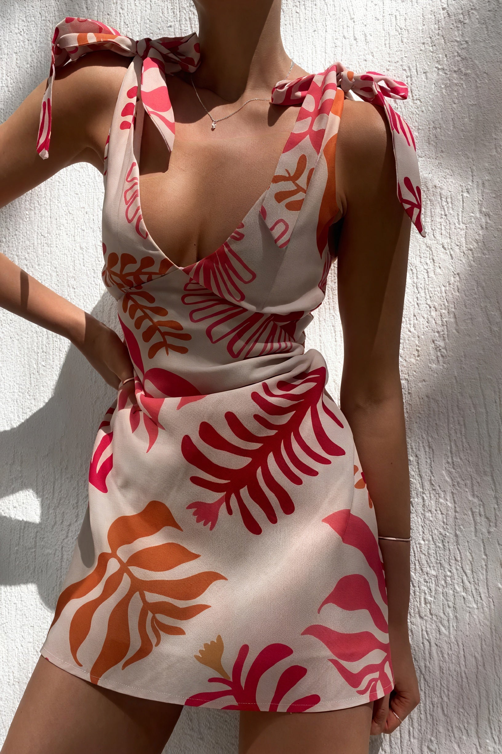 Women's Sleeveless Tie-Strap Dress Unique Print Design Effortless Summer Style-81506-ed022ba5-7582-4d8e-9814-4183505797ea